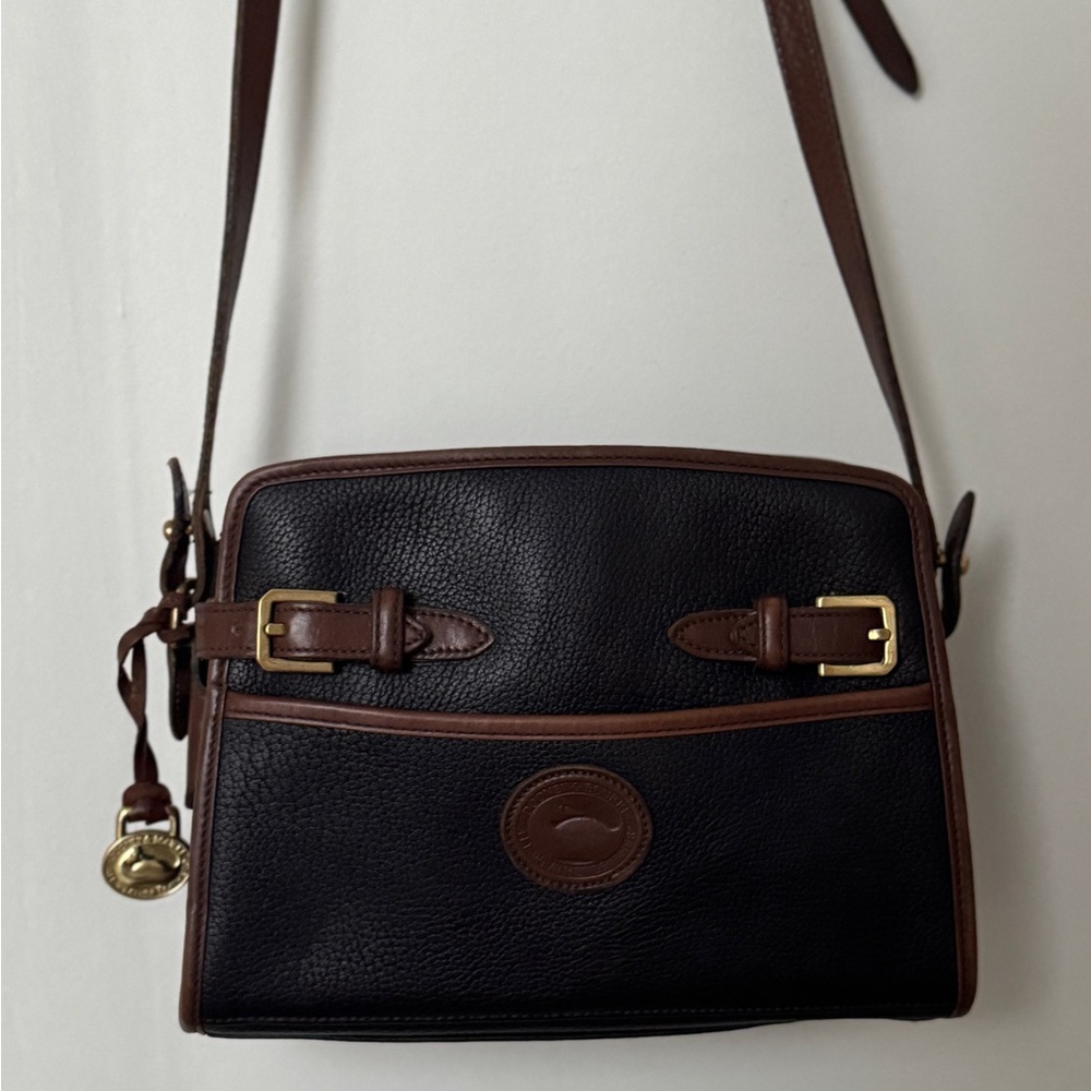 Dooney & Bourke Vintage All-Weather Leather Buckle Crossbody Bag